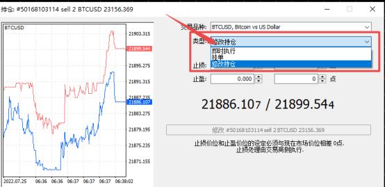 富拓外汇中MT5上怎么样多仓位互相平仓?