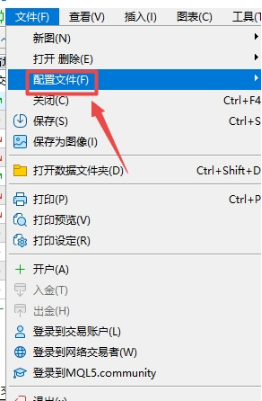 xm外汇中MT5上查看自己保存的图表怎么找?