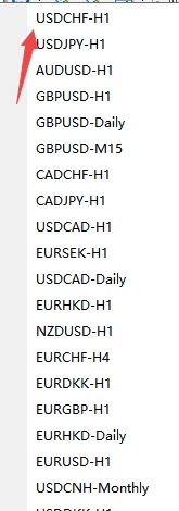 xm外汇的MT4上误关闭列表可以找到吗?