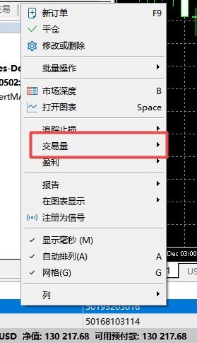 xm外汇的MT5上交易量计算形式怎么设置?