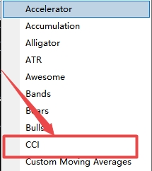 如何在xm外汇的MT4上添加CCI指标?
