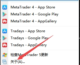 xm外汇的MT4上如何查看当前版本?
