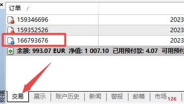 xm外汇的MT4上交易订单怎么平仓?