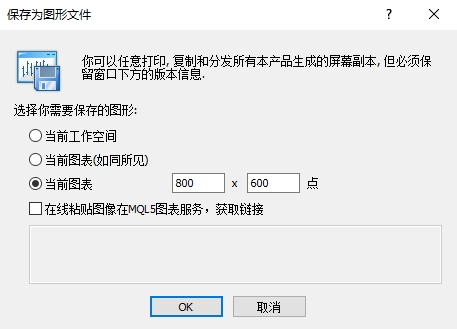 xm外汇的MT4上如何把界面保存下来?