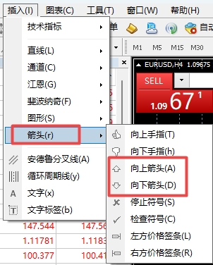 xm外汇的MT4上怎么改变向上指示箭头大小? xm外汇的MT4上怎么改变向上指示箭头大小?
