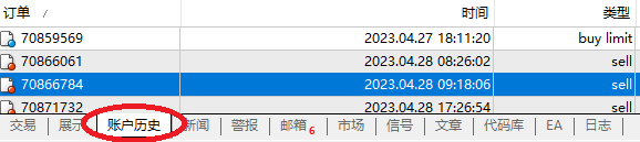 XM外汇MT4如何导出历史订单？