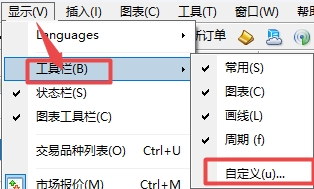 XM MT4上新图表快捷工具消失了怎么办?