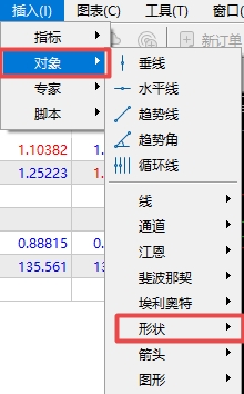 XM MT5上怎么插入矩形标记?