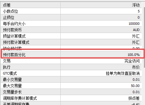 XM MT5上预付款比率怎么样查看?