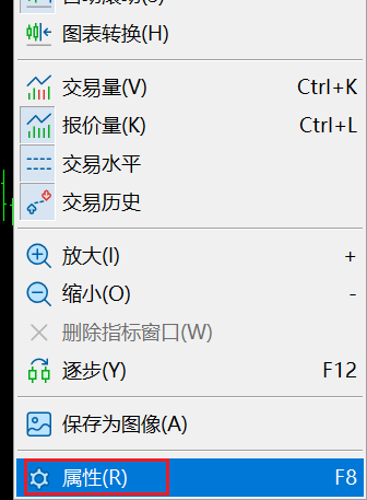 XM MT5如何修改网格线的颜色？