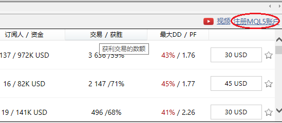 XM MT4上怎么注册MQL5账户？