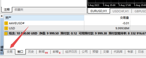 XM MT5上如何在平仓上列出所有亏损?