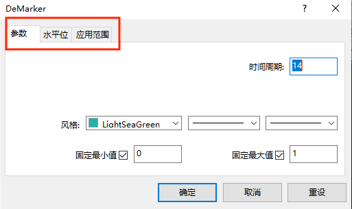 XM外汇MT4怎么修改Demarker指标参数？
