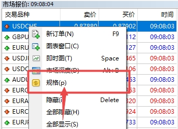 XM MT4上货币品种周末能不能交易在哪看?
