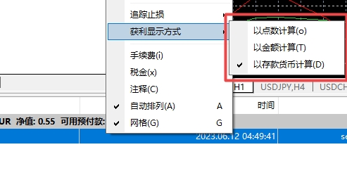 XM MT4上交易订单盈利资金怎么显示出来? XM MT4上交易订单盈利资金怎么显示出来?