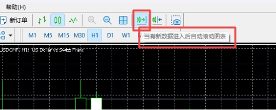 XM外汇MT5上图表自动更新怎么设置?