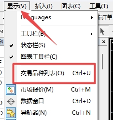 XM MT4上交易品种列表怎么打开?
