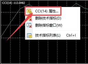 XM外汇MT4上CCI指标颜色怎么更改?