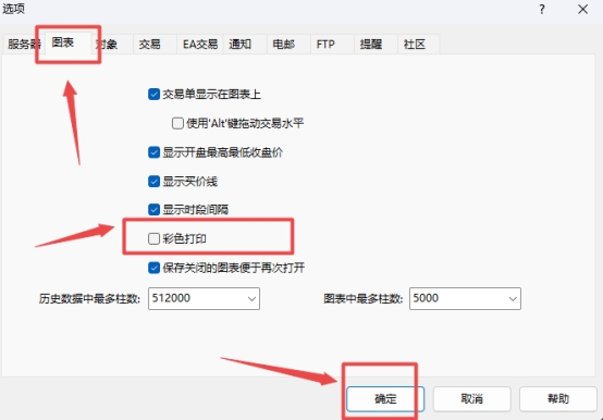 XM外汇MT4上图表如何设置为彩色打印? XM外汇MT4上图表如何设置为彩色打印?