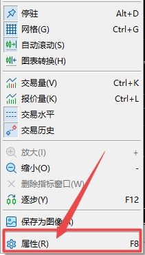 XM MT5上图表期间分割线怎么显示?